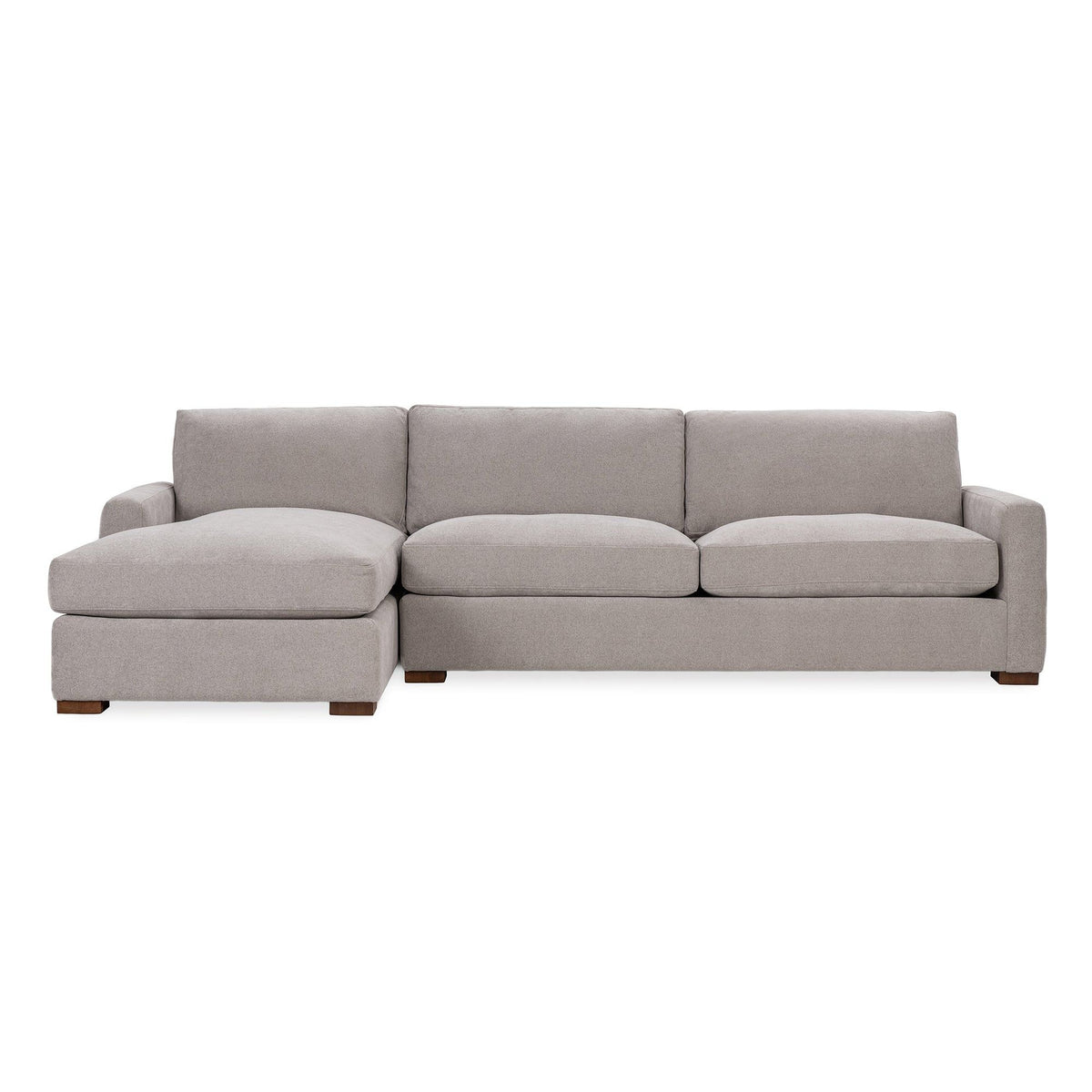 Coburn - Chaise Sofa - Select Living Furniture - Stationary Sectionals - Classic Home - 5317LCHEGR - Elite Gray -Left Arm Facing Chaise - Coburn - Chaise Sofa -