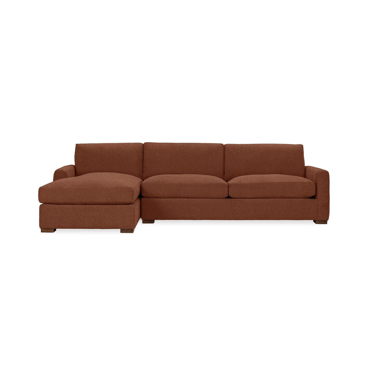 Coburn - Chaise Sofa - Select Living Furniture - Stationary Sectionals - Classic Home - 5317LSF2201 - Brick Red -Left Arm Facing Chaise - Coburn - Chaise Sofa -
