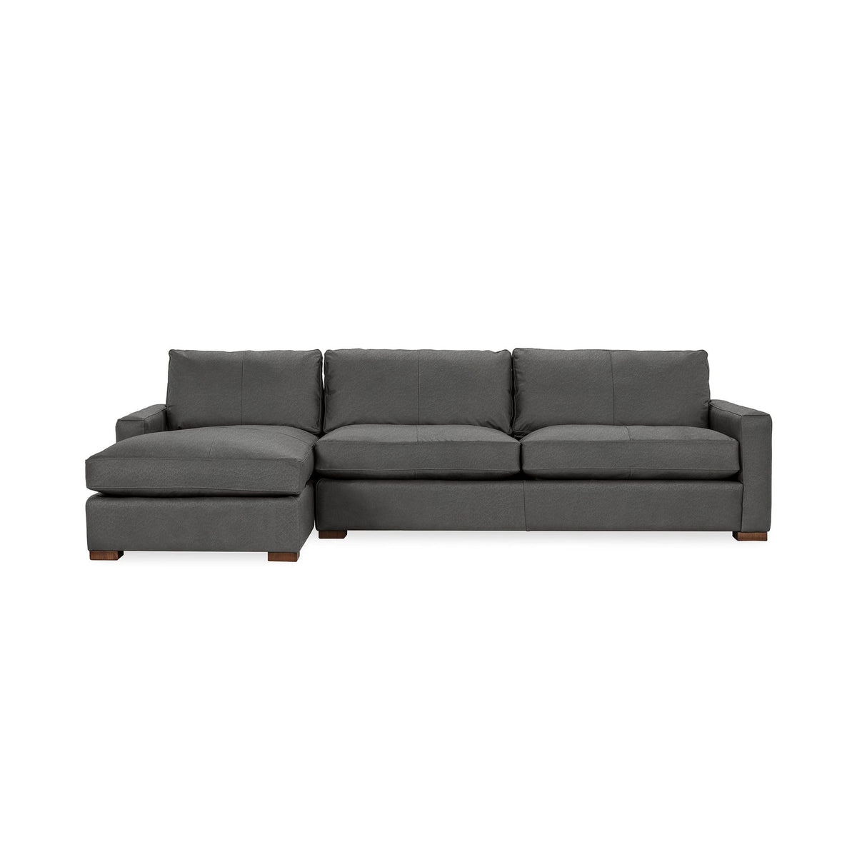 Coburn - Chaise Sofa - Select Living Furniture - Stationary Sectionals - Classic Home - 5317LCHLGR - Lush Gray -Left Arm Facing Chaise - Coburn - Chaise Sofa -