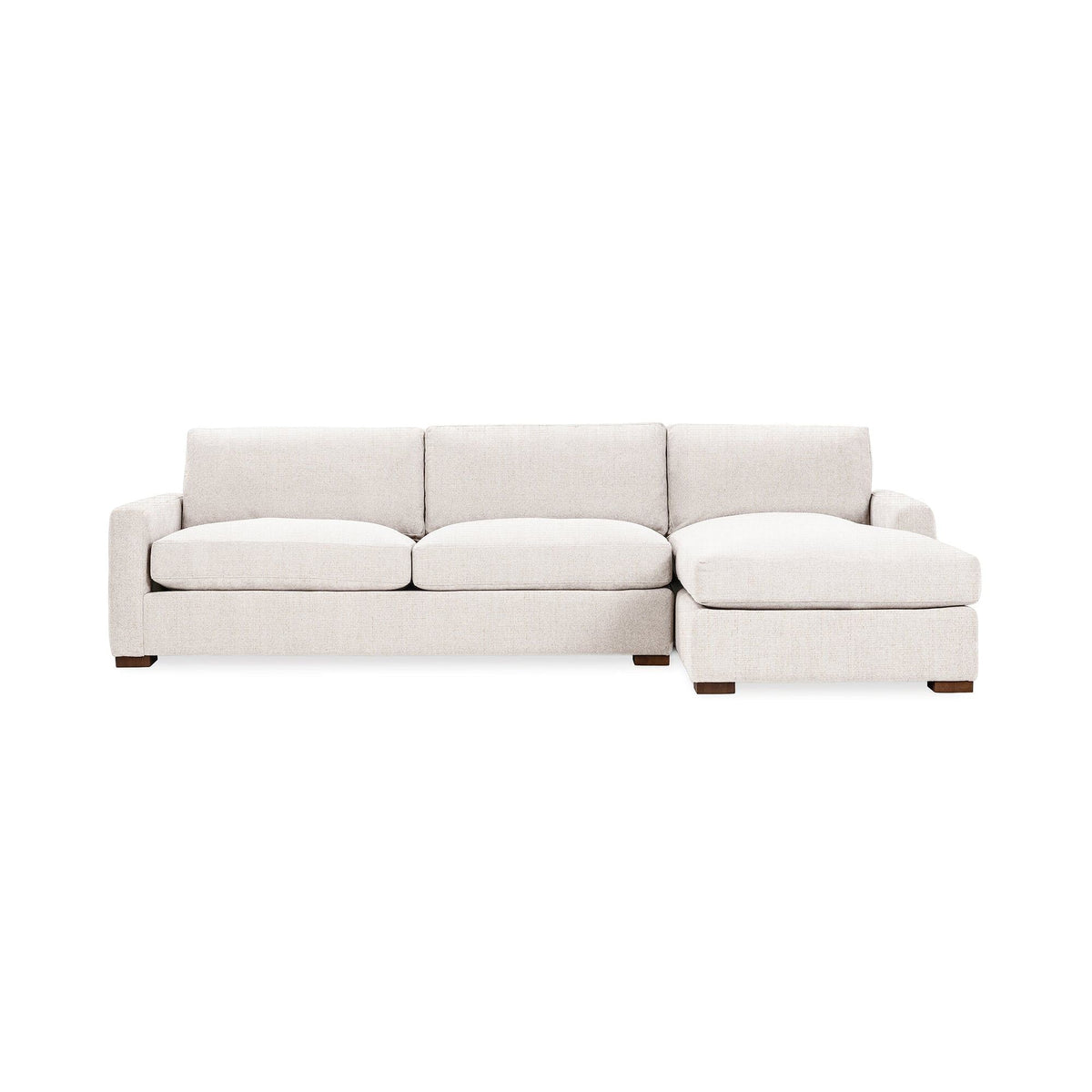 Coburn - Chaise Sofa - Select Living Furniture - Stationary Sectionals - Classic Home - 5317RCHDFL - Dawn Flax -Right Arm Facing Chaise - Coburn - Chaise Sofa -