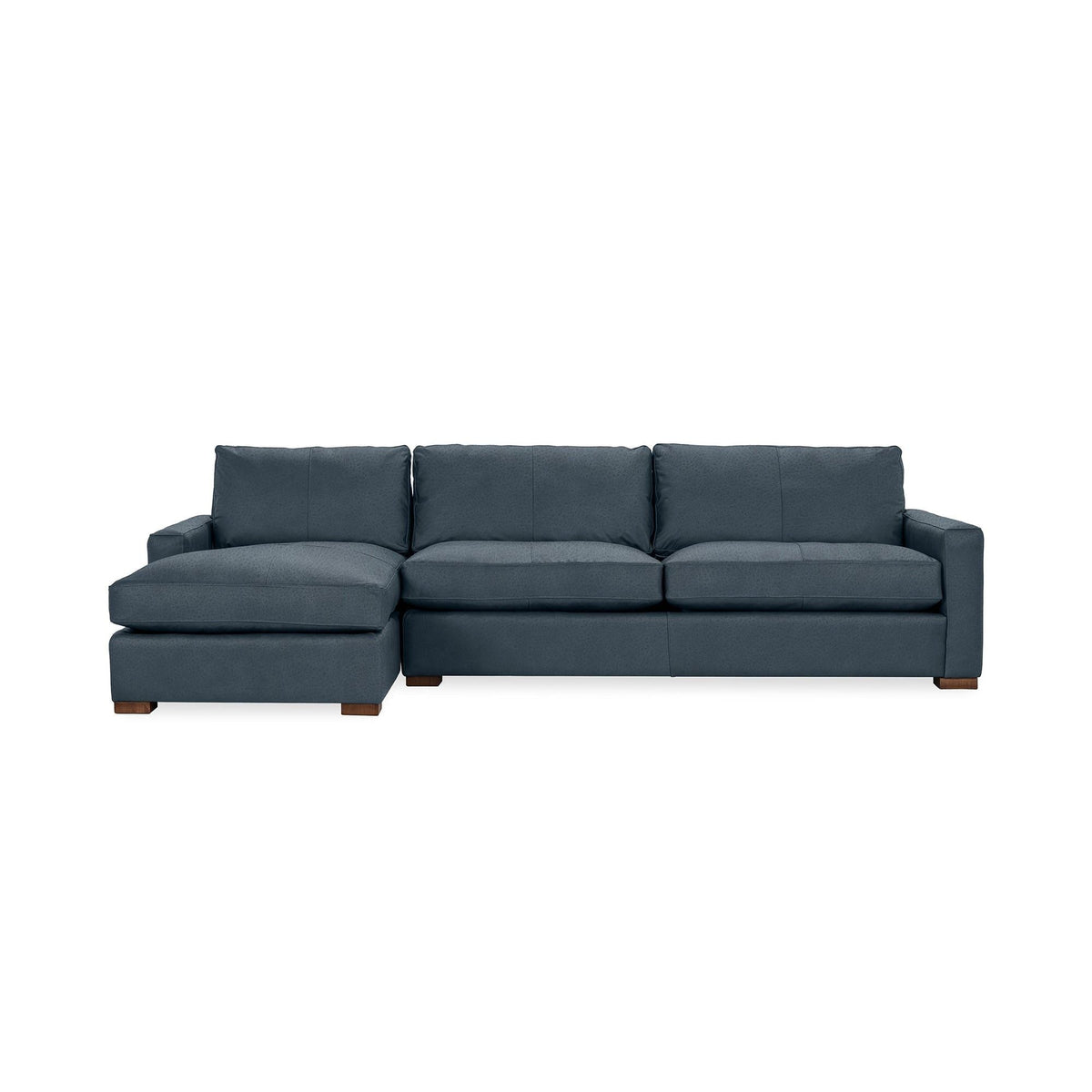 Coburn - Chaise Sofa - Select Living Furniture - Stationary Sectionals - Classic Home - 5317LCHEPNA - El Paso Navy -Left Arm Facing Chaise - Coburn - Chaise Sofa -
