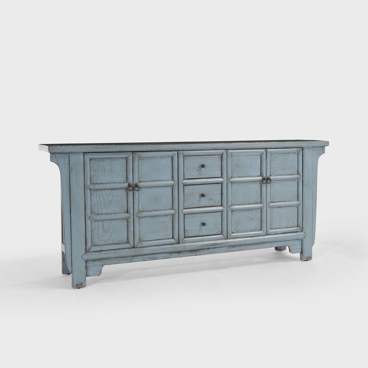 Crafton - 3 Drawer 4 Door Sideboard - Select Living Furniture - Sideboards - Classic Home - 52003815 - Blue - Crafton - 3 Drawer 4 Door Sideboard -