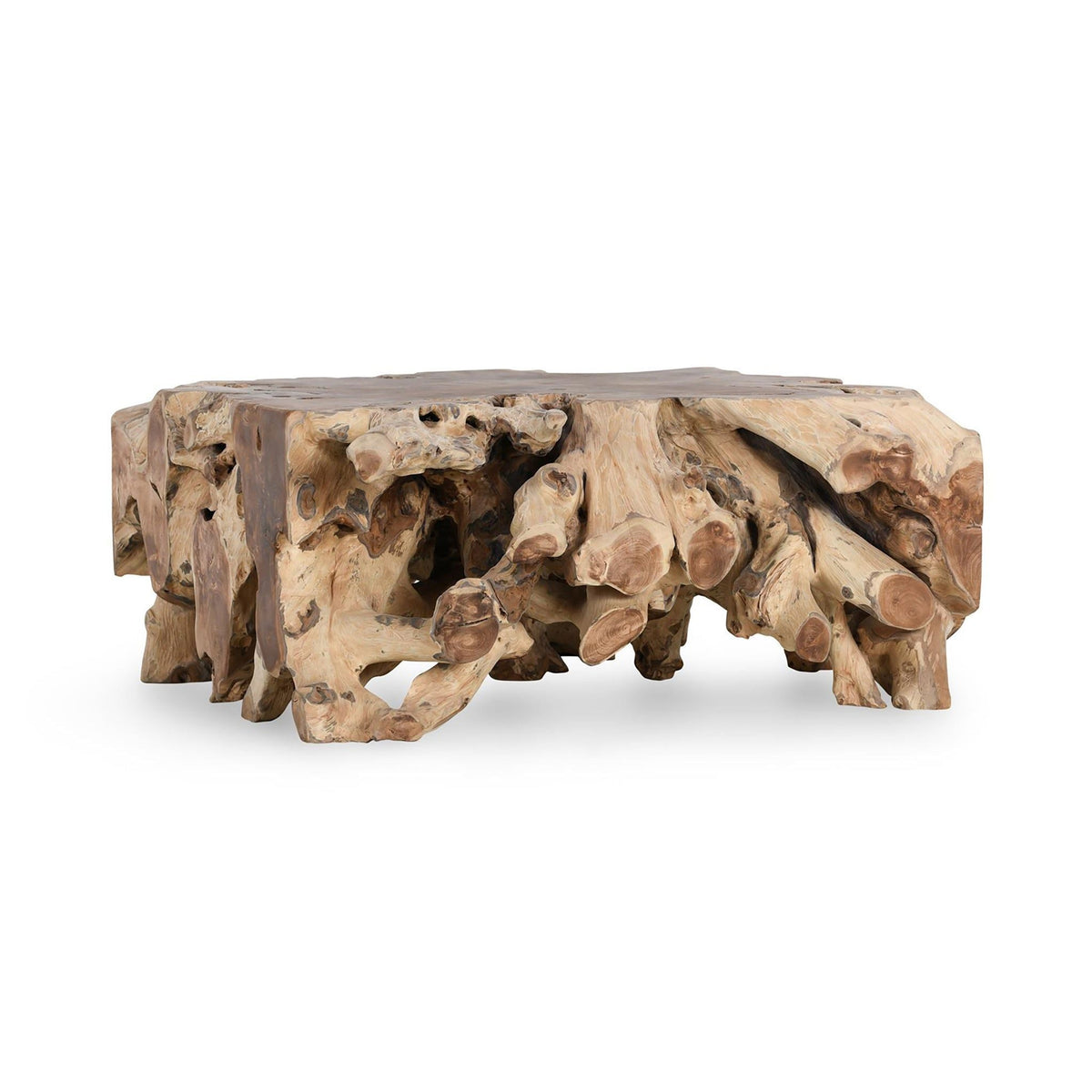 Cypress - 40" Square Coffee Table - Select Living Furniture - Coffee Tables - Classic Home - 51005353 - Natural - Cypress - 40" Square Coffee Table -