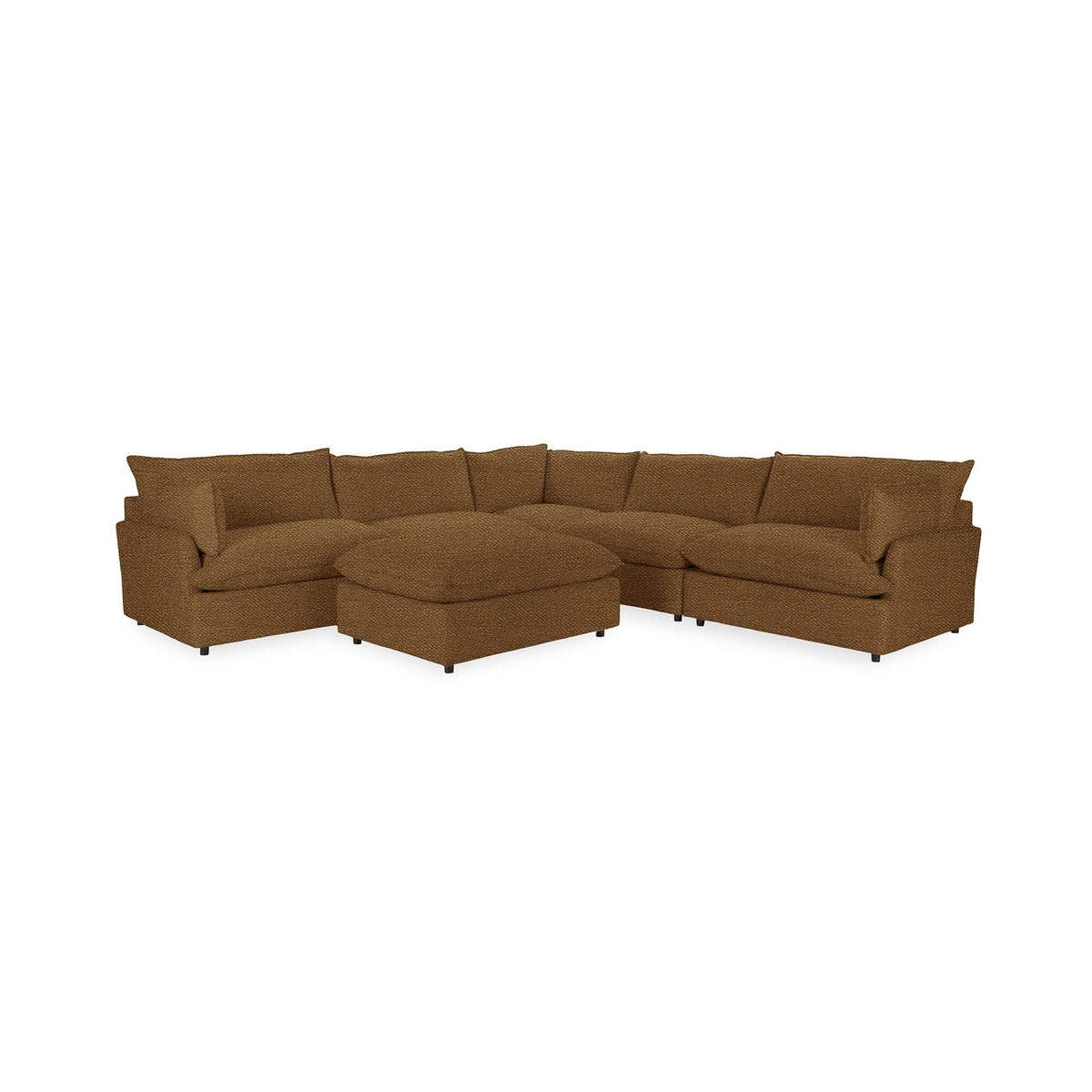 Caplan - 6 Piece Modular Sectional With Ottoman