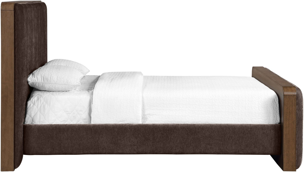 Dalton - Fabric Bed - Select Living Furniture - Upholstered Beds - Meridian Furniture - DaltonGreen-Q - Dark Green -Queen - Dalton - Fabric Bed -