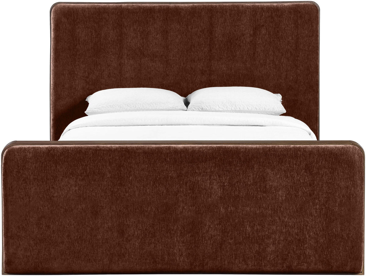 Dalton - Fabric Bed - Select Living Furniture - Upholstered Beds - Meridian Furniture - DaltonGreen-Q - Dark Green -Queen - Dalton - Fabric Bed -