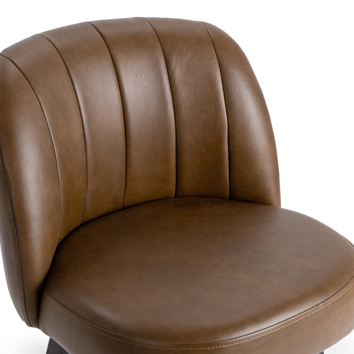 Della - Swivel Counter Stool - Select Living Furniture - Counter Height (24"-27") - Classic Home - 53006678 - Dark Brown - Della - Swivel Counter Stool -