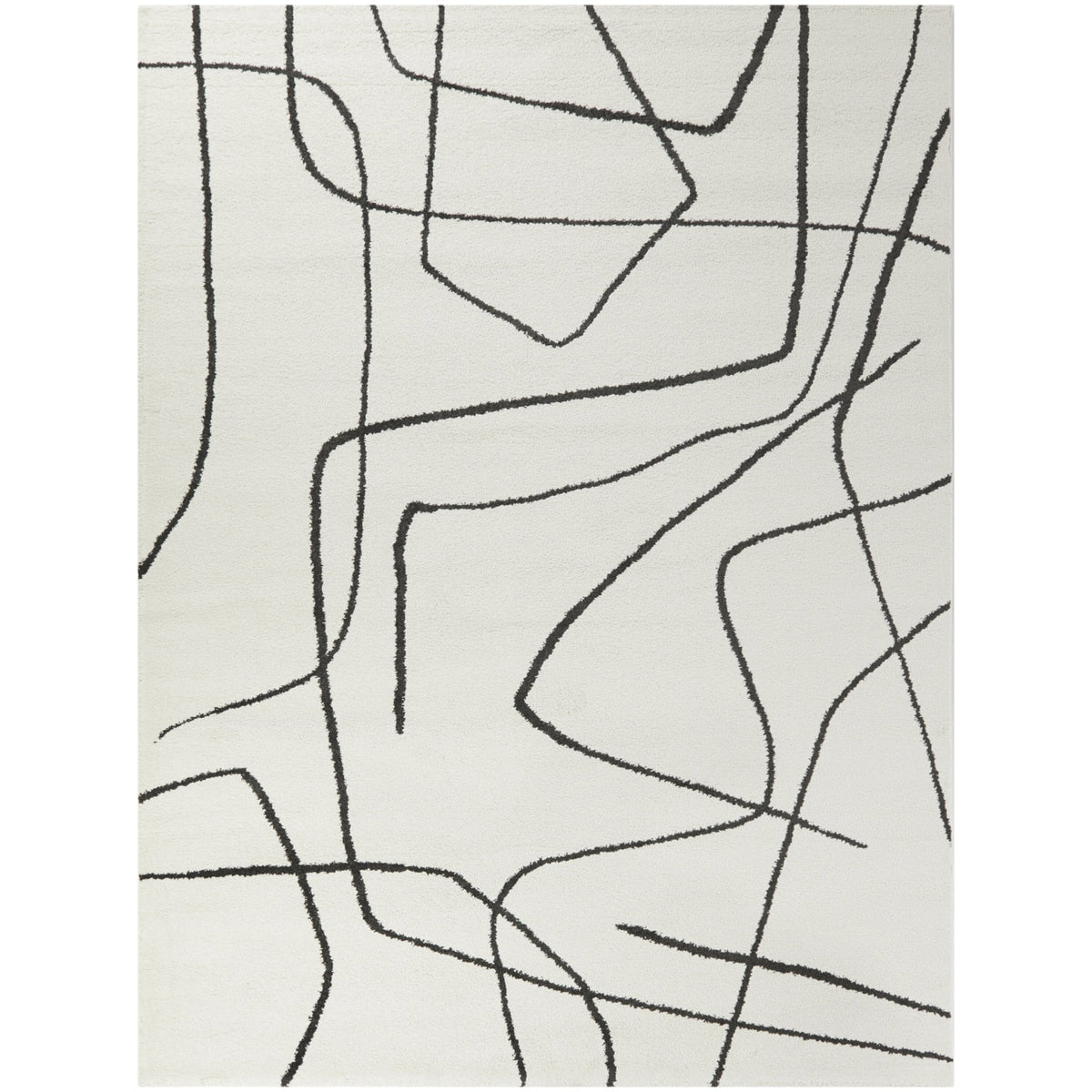 Descartes - Abstract Modern Rug - Select Living Furniture - Rugs - Balta Rugs - - 5' 3" x 7' -Tan 60906 569 - Descartes - Abstract Modern Rug -