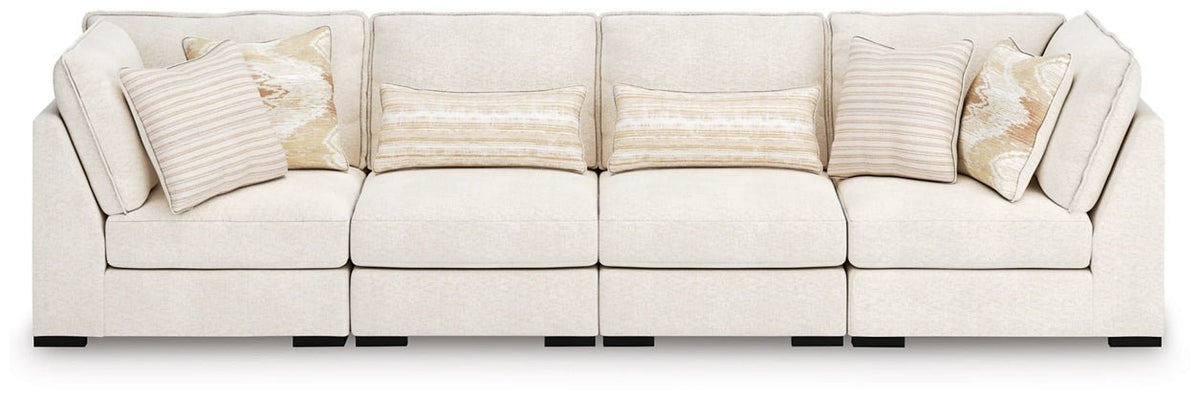 Donelson Creek Sectional - Select Living Furniture - Ashley Furniture - - Vanilla -2-Armless Chair & 2-Corner Chair - Donelson Creek Sectional -