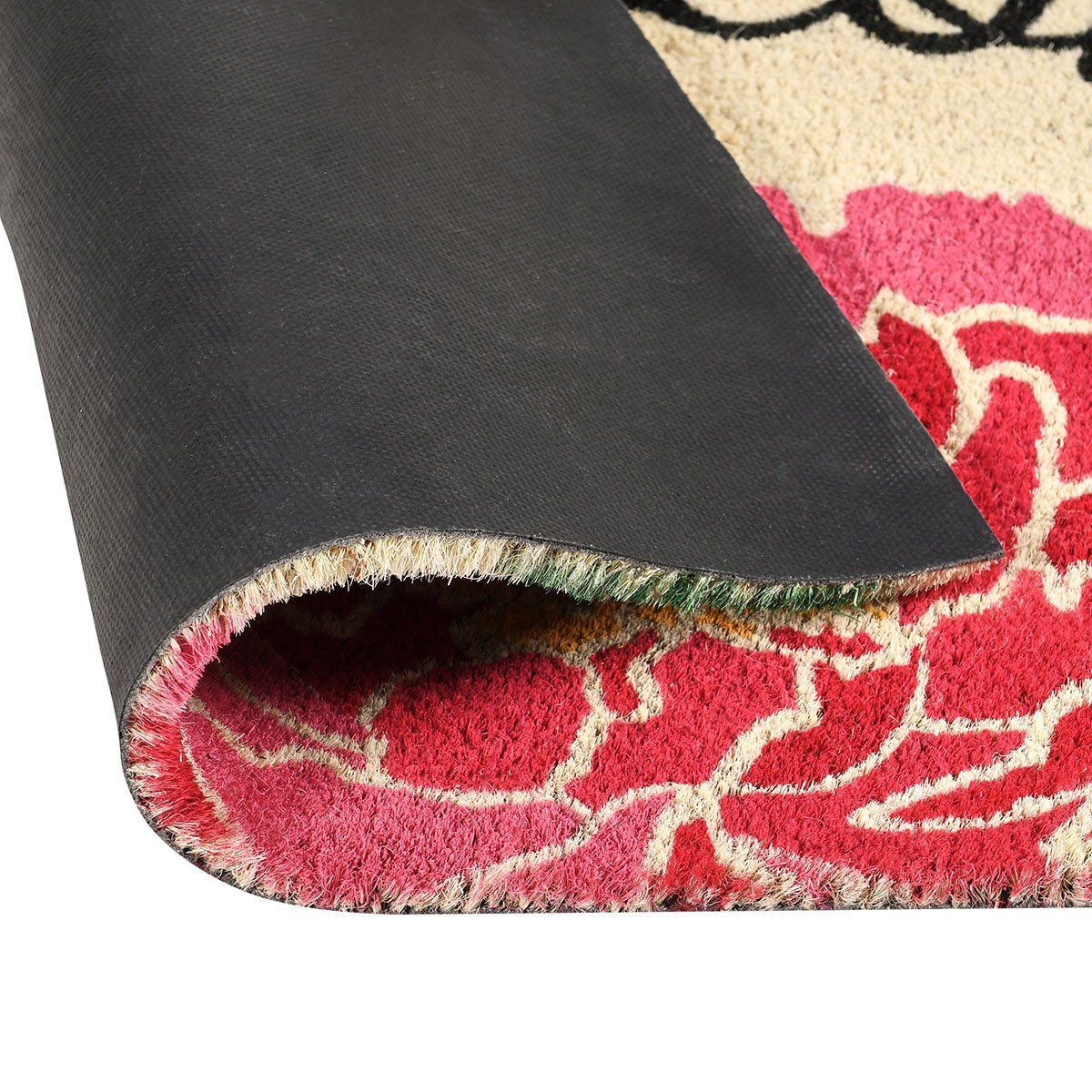 Doormats - Peony Welcome Doormat - Pink Multi / Sand - Select Living Furniture - Door Mats - Classic Home - 30182924 - Doormats - Peony Welcome Doormat - Pink Multi / Sand -