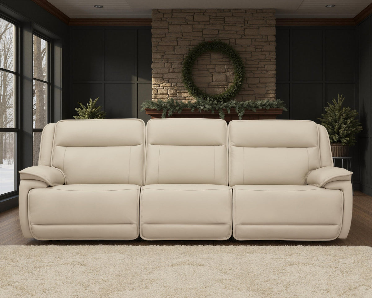 Double Deal Power Reclining Sectional - Select Living Furniture - Select Living Furniture - DD-5PC-PWR - 5-Piece Power Reclining -Almond - Double Deal Power Reclining Sectional -