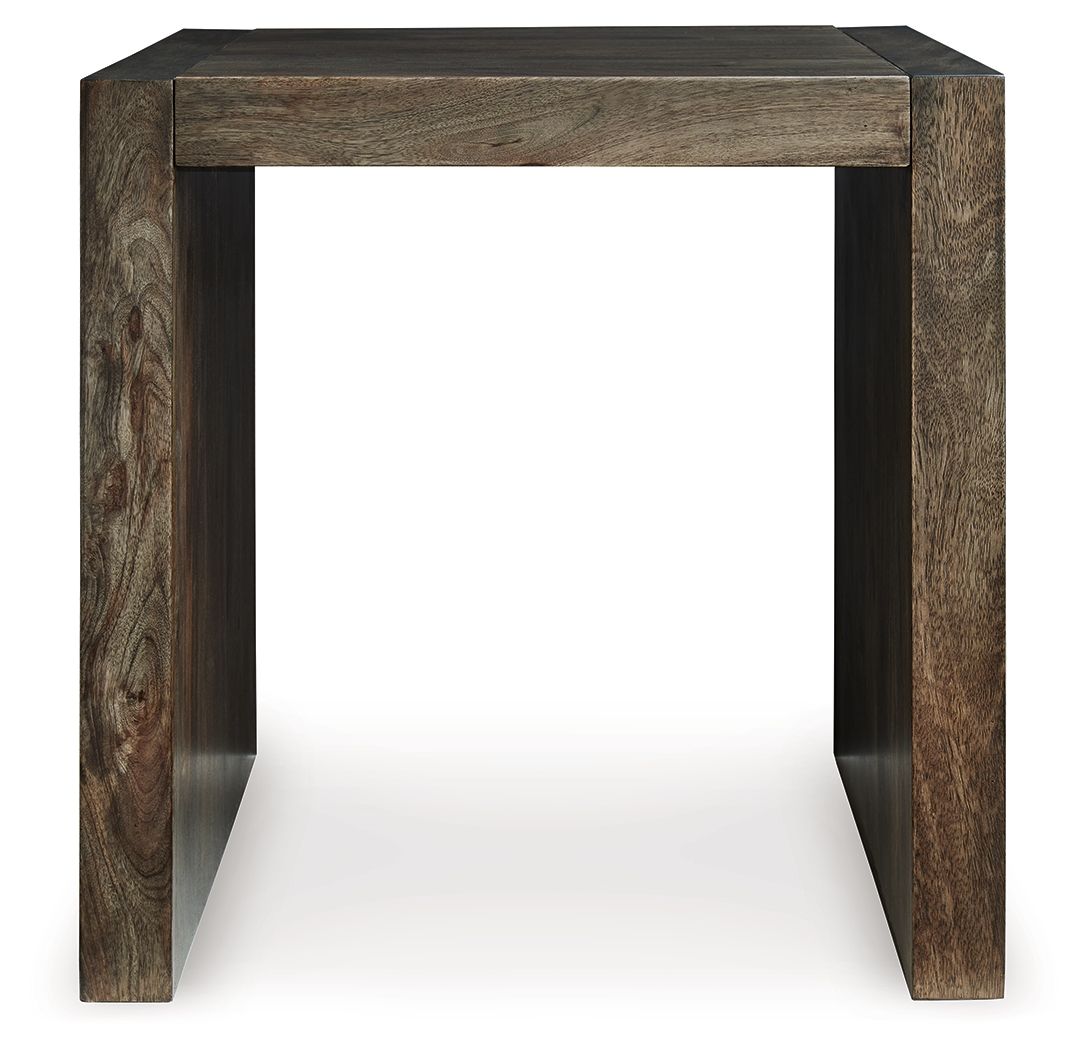 Dreggan - Square End Table - Brown - Select Living Furniture - End Tables - Signature Design by Ashley® - T567-2 - Dreggan - Square End Table - Brown -