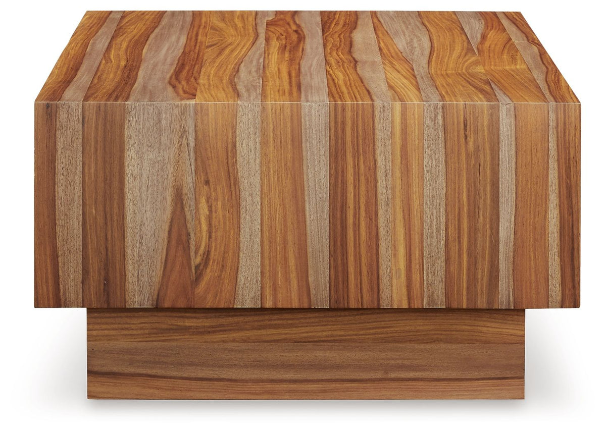 Dressonni - Rectangular Cocktail Table - Brown - Select Living Furniture - Cocktail Tables - Signature Design by Ashley® - T690-1 - Dressonni - Rectangular Cocktail Table - Brown -