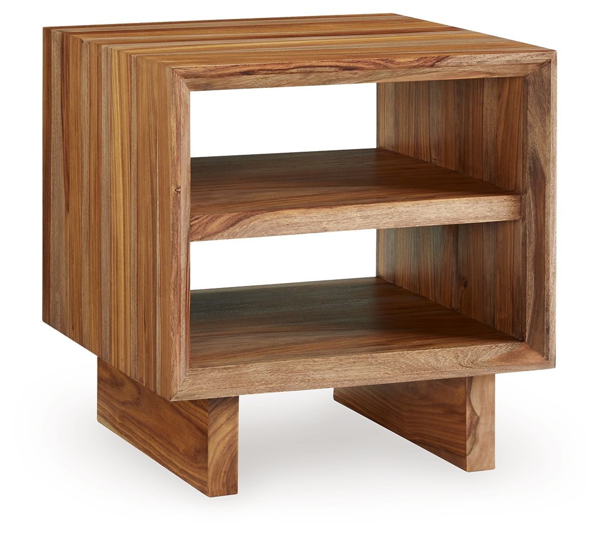 Dressonni - Square End Table - Brown - Select Living Furniture - End Tables - Signature Design by Ashley® - T690-2 - Dressonni - Square End Table - Brown -