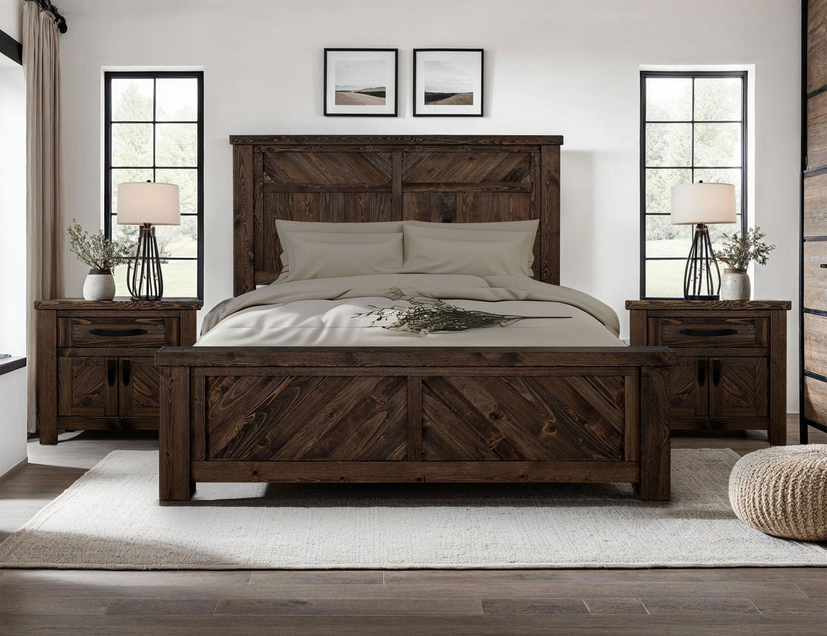 Dutton - Nightstand - Brown - Select Living Furniture - Accent Nightstands - IFD Group - IFD5731NTS - Dutton - Nightstand - Brown -