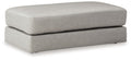 Amiata - Oversized Accent Ottoman - Glacier