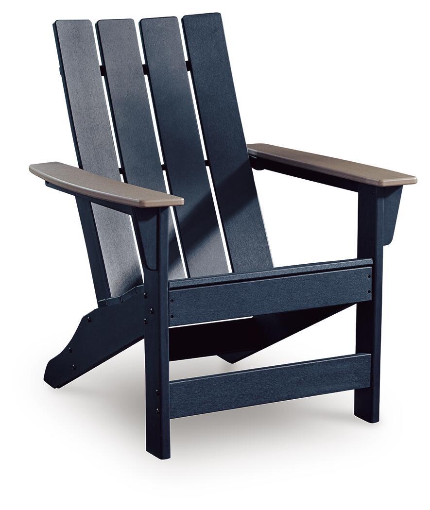 East Beach - Adirondack Chair - Black / Beige - Select Living Furniture - Arm Chairs - Signature Design by Ashley® - PCP587-898 - East Beach - Adirondack Chair - Black / Beige -