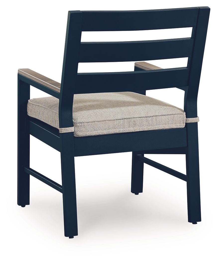 East Beach - Arm Chair With Cushion (Set of 2) - Blue - Select Living Furniture - Chair Sets - Signature Design by Ashley® - PCP587-601A - East Beach - Arm Chair With Cushion (Set of 2) - Blue -