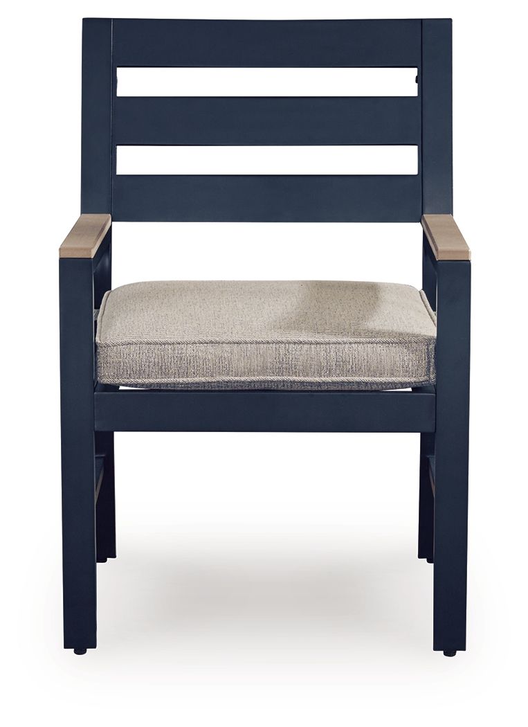 East Beach - Arm Chair With Cushion (Set of 2) - Blue - Select Living Furniture - Chair Sets - Signature Design by Ashley® - PCP587-601A - East Beach - Arm Chair With Cushion (Set of 2) - Blue -