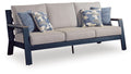 East Beach - Sofa With Cushion - Blue - Select Living Furniture - Sofas - Signature Design by Ashley® - PCP587-838 - East Beach - Sofa With Cushion - Blue -