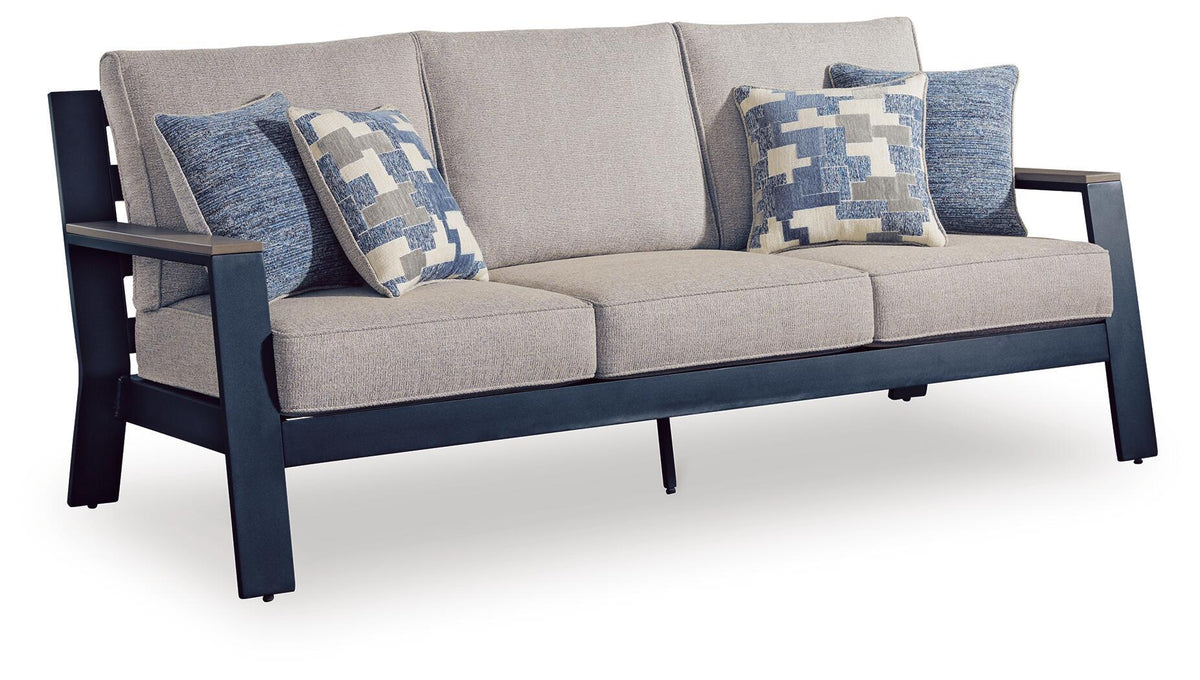 East Beach - Sofa With Cushion - Blue - Select Living Furniture - Sofas - Signature Design by Ashley® - PCP587-838 - East Beach - Sofa With Cushion - Blue -