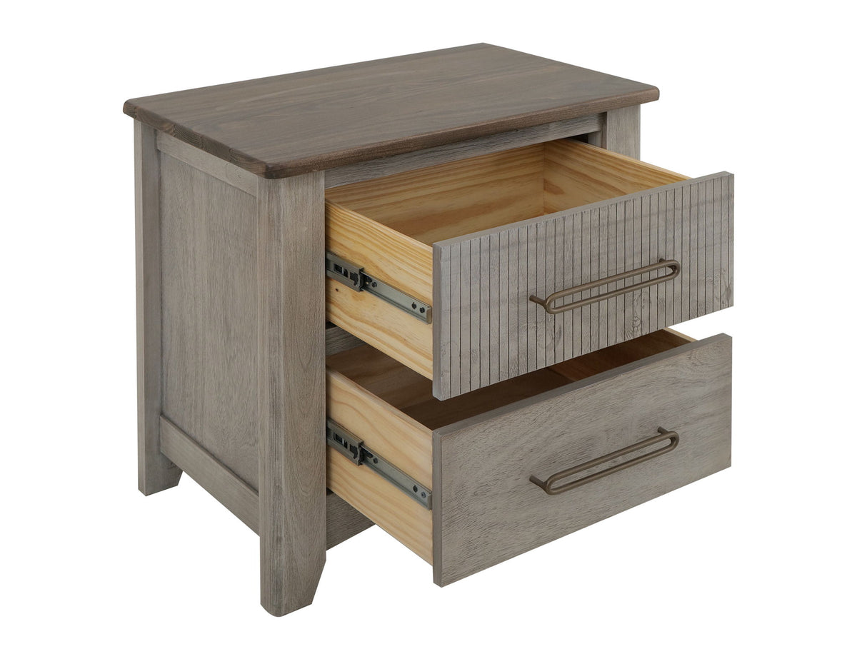 Ridge - Nightstand - Sand Brown