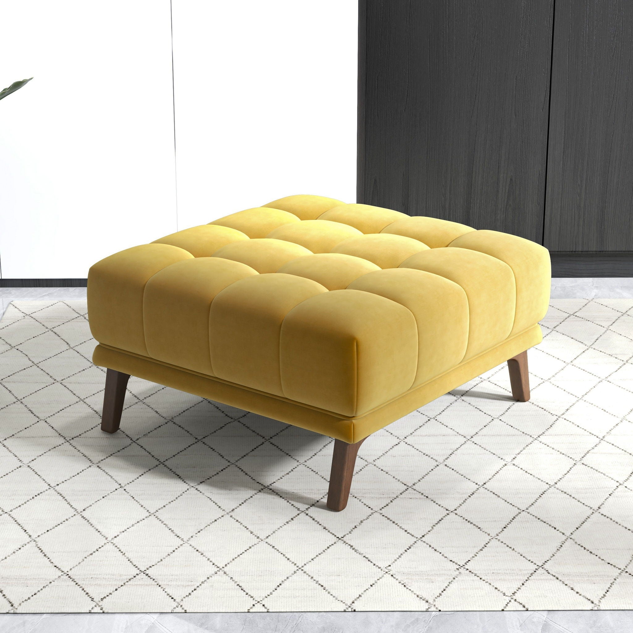 Addison - Square Upholstered Ottoman