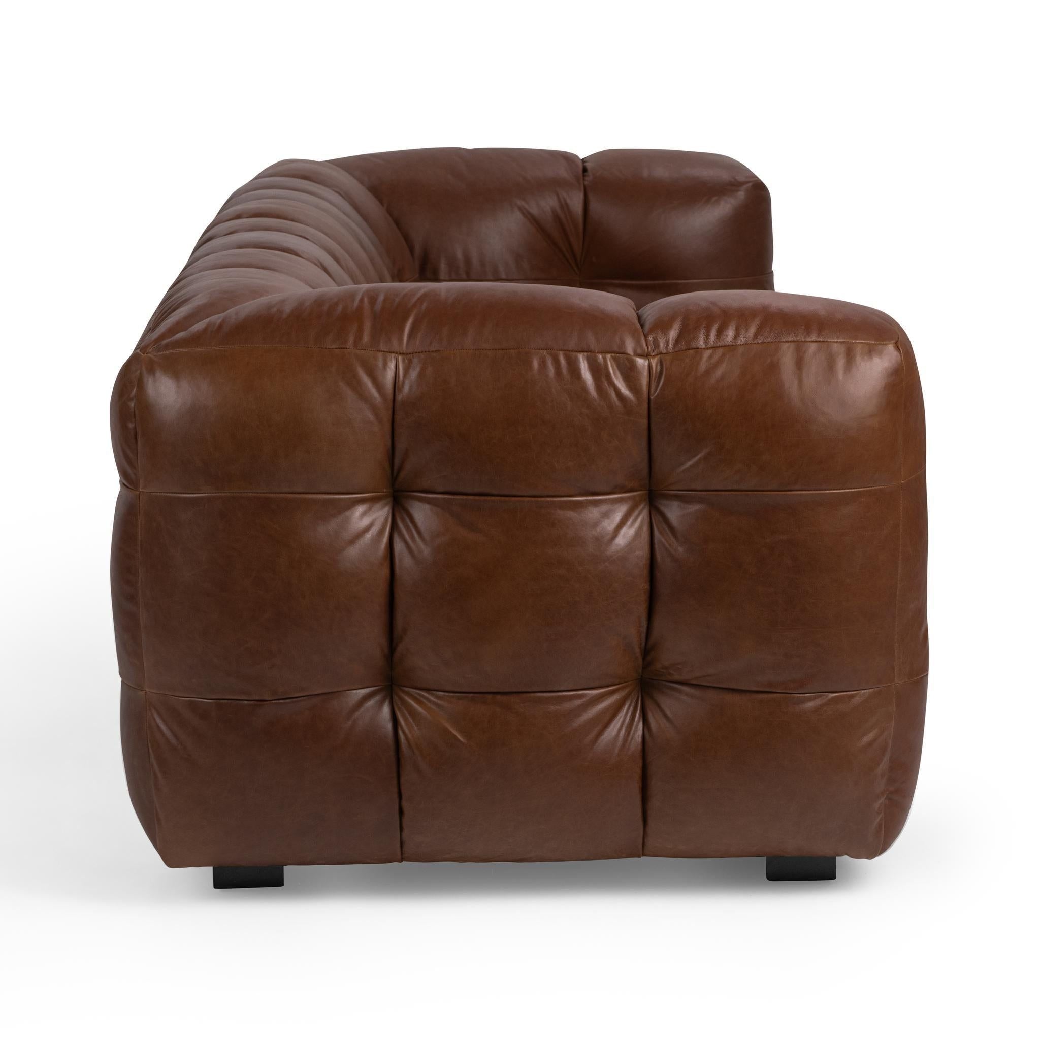 Halston - Sofa - Chestnut Elite