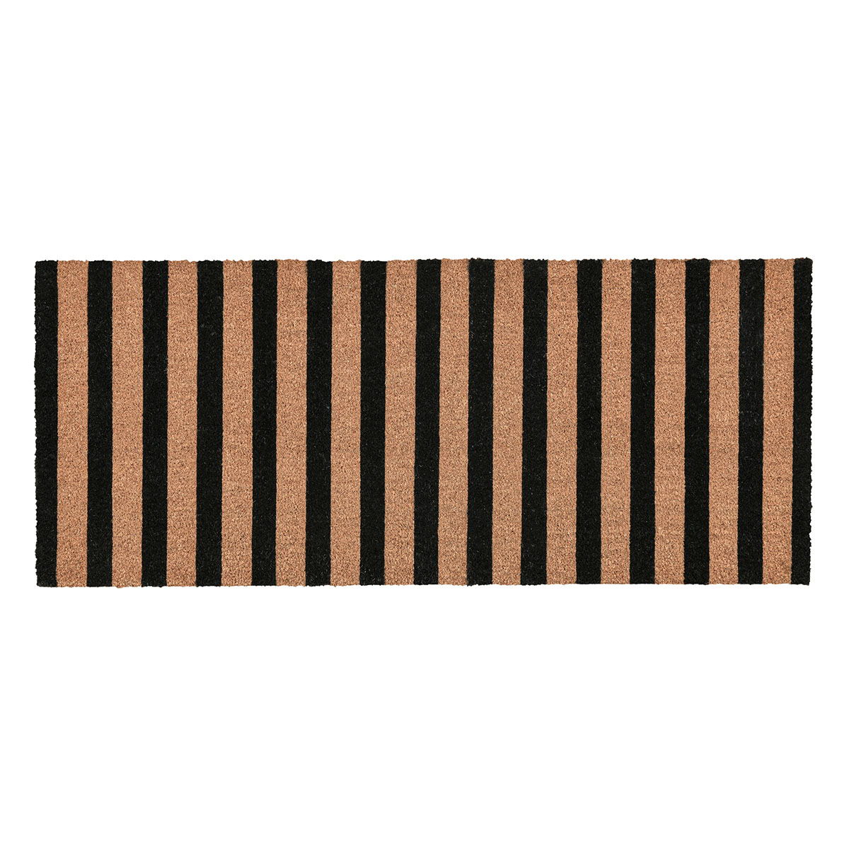 Doormats - Striped Doormat - Black / Natural