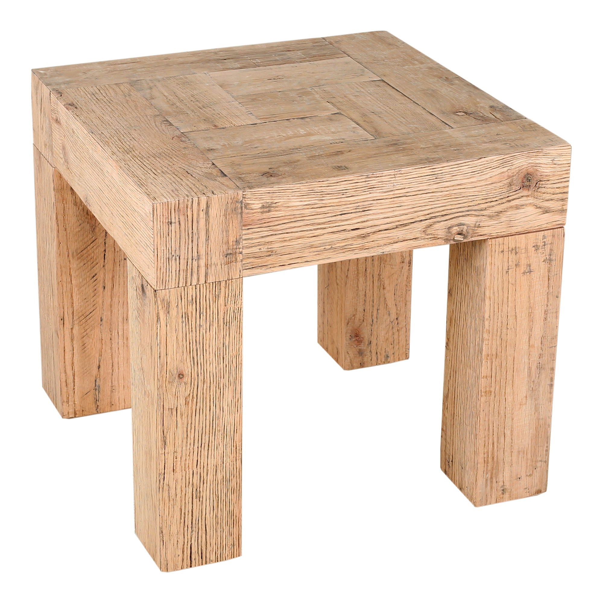 Evander - Side Table - Aged Oak