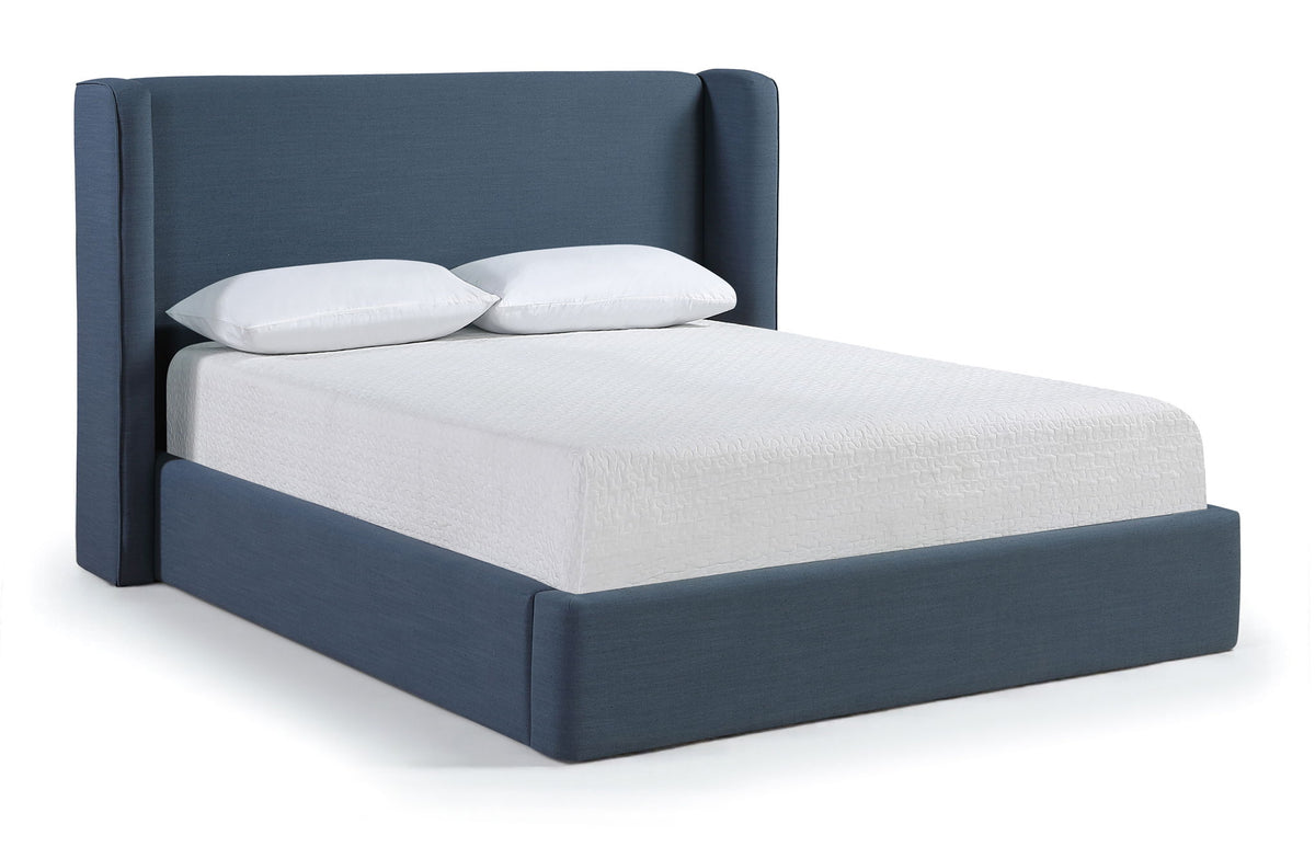 Kendall - Linen Textured Fabric Upholstered Bed