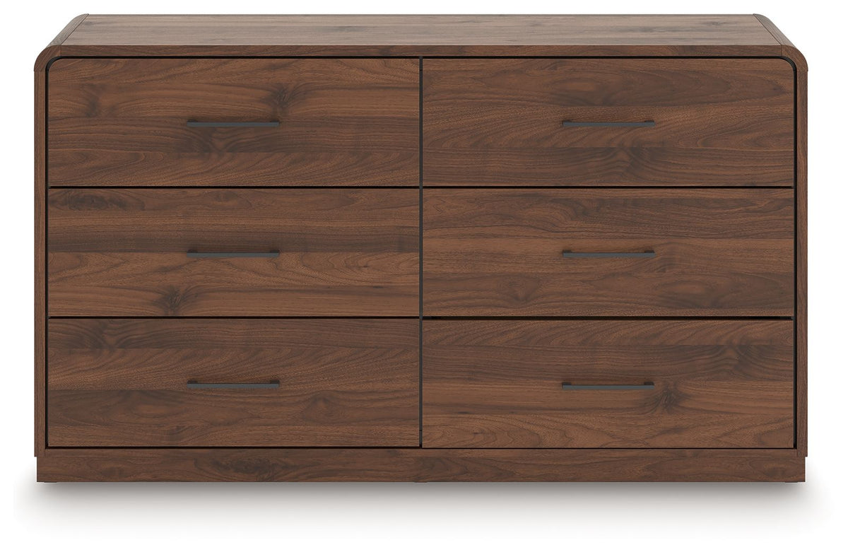 Fortlorn - Dresser - Select Living Furniture - Dressers - Signature Design by Ashley® - PCB386-31 - Dark Brown -Dressers - Fortlorn - Dresser -