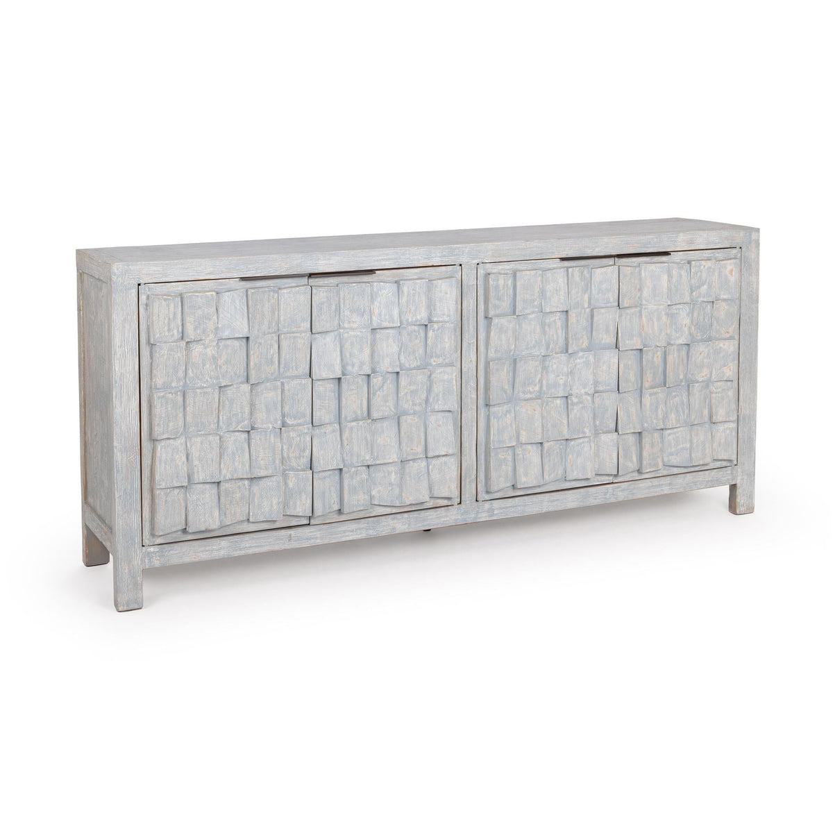 Gama - 4 Door Cabinet - Select Living Furniture - Buffets - Classic Home - 52004729 - Light Blue - Gama - 4 Door Cabinet -