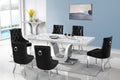 Genuine Marble Dining Table + 6 Chair Set - Select Living Furniture - Dining Room Set - Happy Homes - Genuine Marble Dining Table + 6 Chair Set -