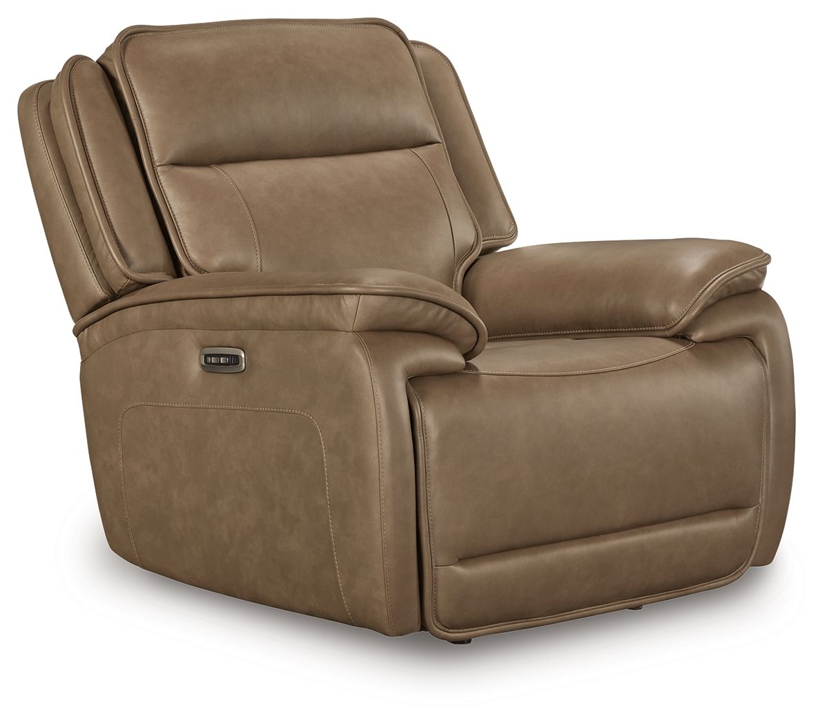 Glencroft - Power Recliner / Adjustable Headrest - Sahara - Select Living Furniture - Reclining Chairs - Signature Design by Ashley® - PCU1240013 - Glencroft - Power Recliner / Adjustable Headrest - Sahara -
