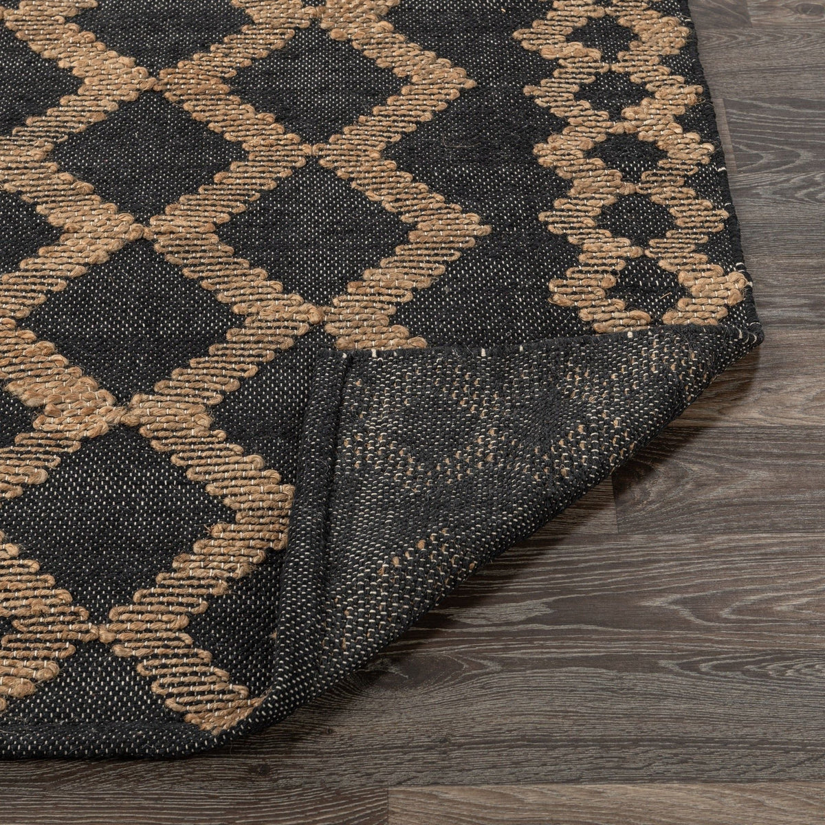 Gobi - Rug - Select Living Furniture - Area Rugs - Classic Home - 30090924 - Black/Natural -5' x 8' - Gobi - Rug -