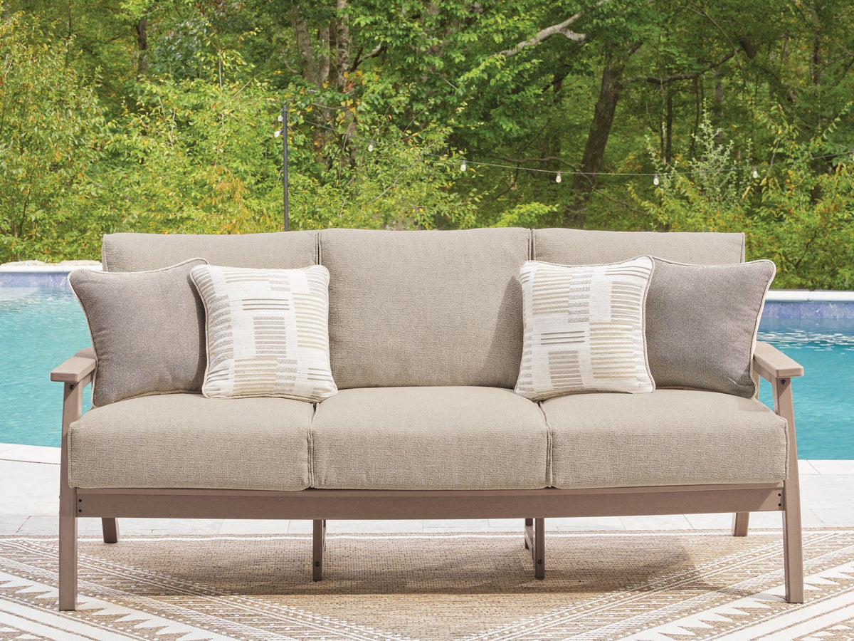 Grover Beach - Sofa With Cushion - Driftwood - Select Living Furniture - Sofas - Signature Design by Ashley® - PCP422-838 - Grover Beach - Sofa With Cushion - Driftwood -