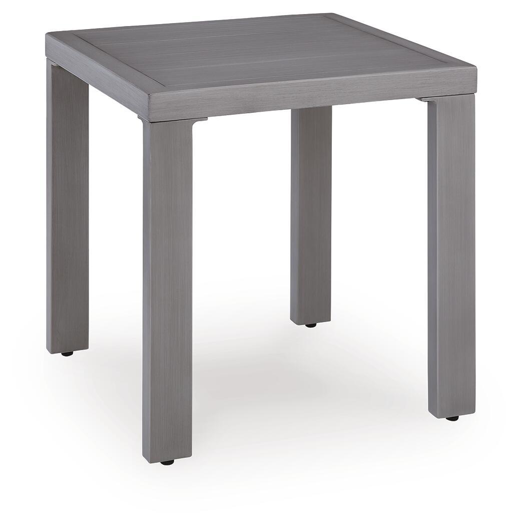 Half Moon Beach - Square End Table - Gray - Select Living Furniture - End Tables - Signature Design by Ashley® - PCP418-702 - Half Moon Beach - Square End Table - Gray -