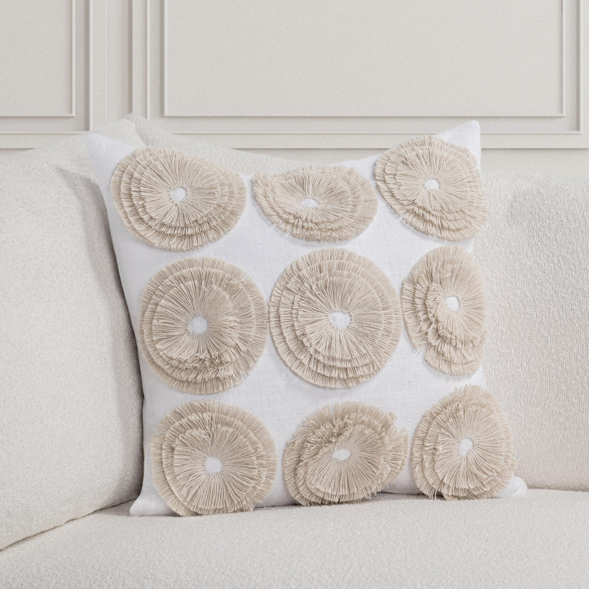 Halston - Pillow - Select Living Furniture - Accent Pillows - Villa - V320031 - White - Halston - Pillow -