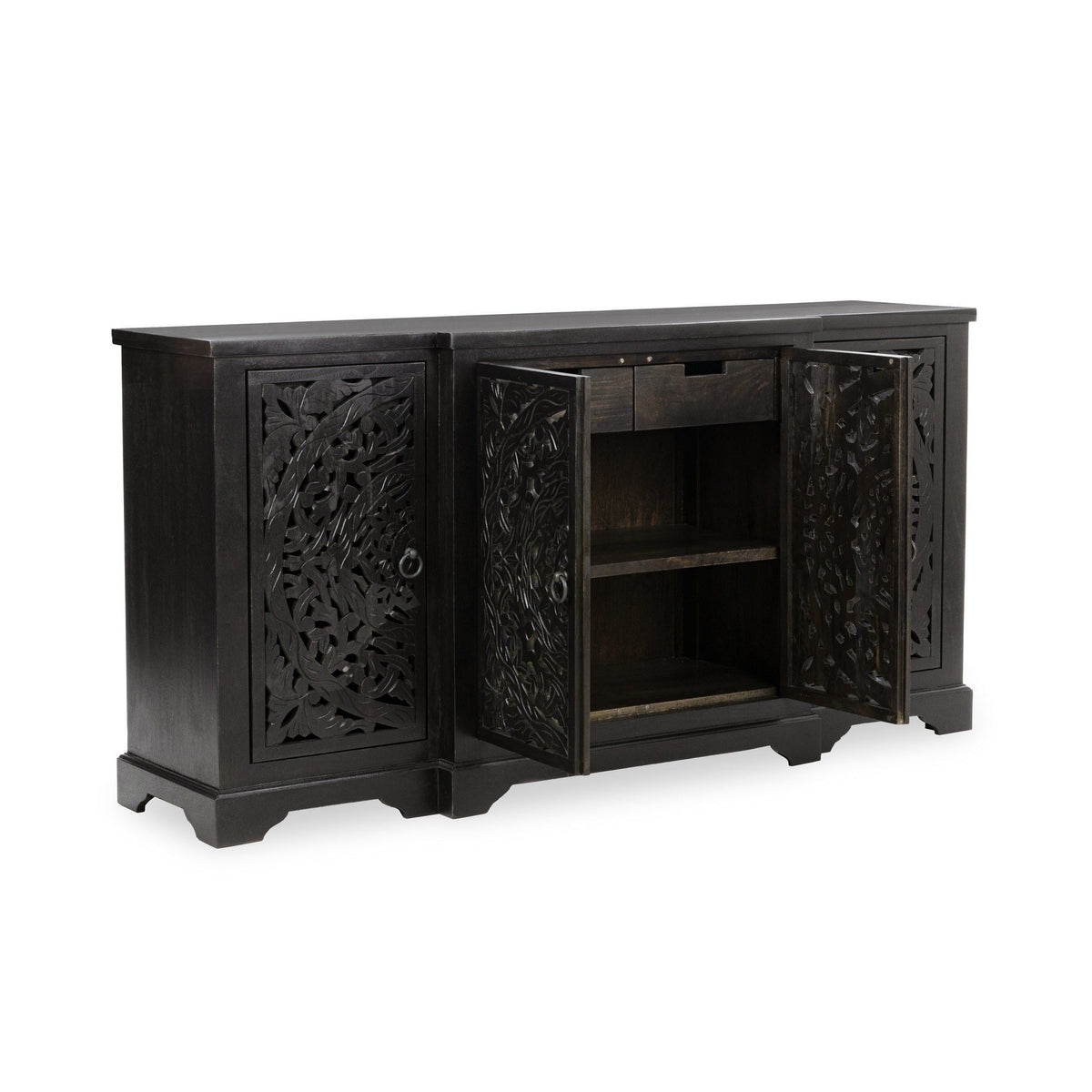 Harmony - Breakfront Sideboard - Select Living Furniture - Buffets - Classic Home - 52010821 - Black - Harmony - Breakfront Sideboard -