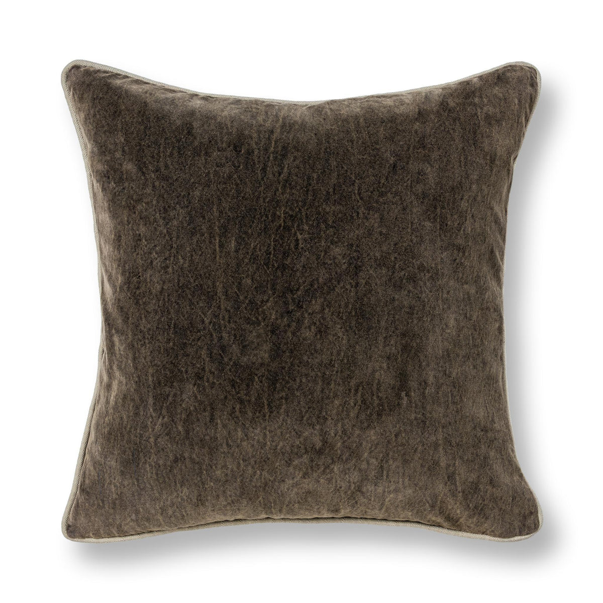 Heirloom Velvet - SLD Pillow - Dark Clove - Select Living Furniture - Accent Pillows - Villa - V340018 - Dark Clove -20" x 14" - Heirloom Velvet - SLD Pillow - Dark Clove -