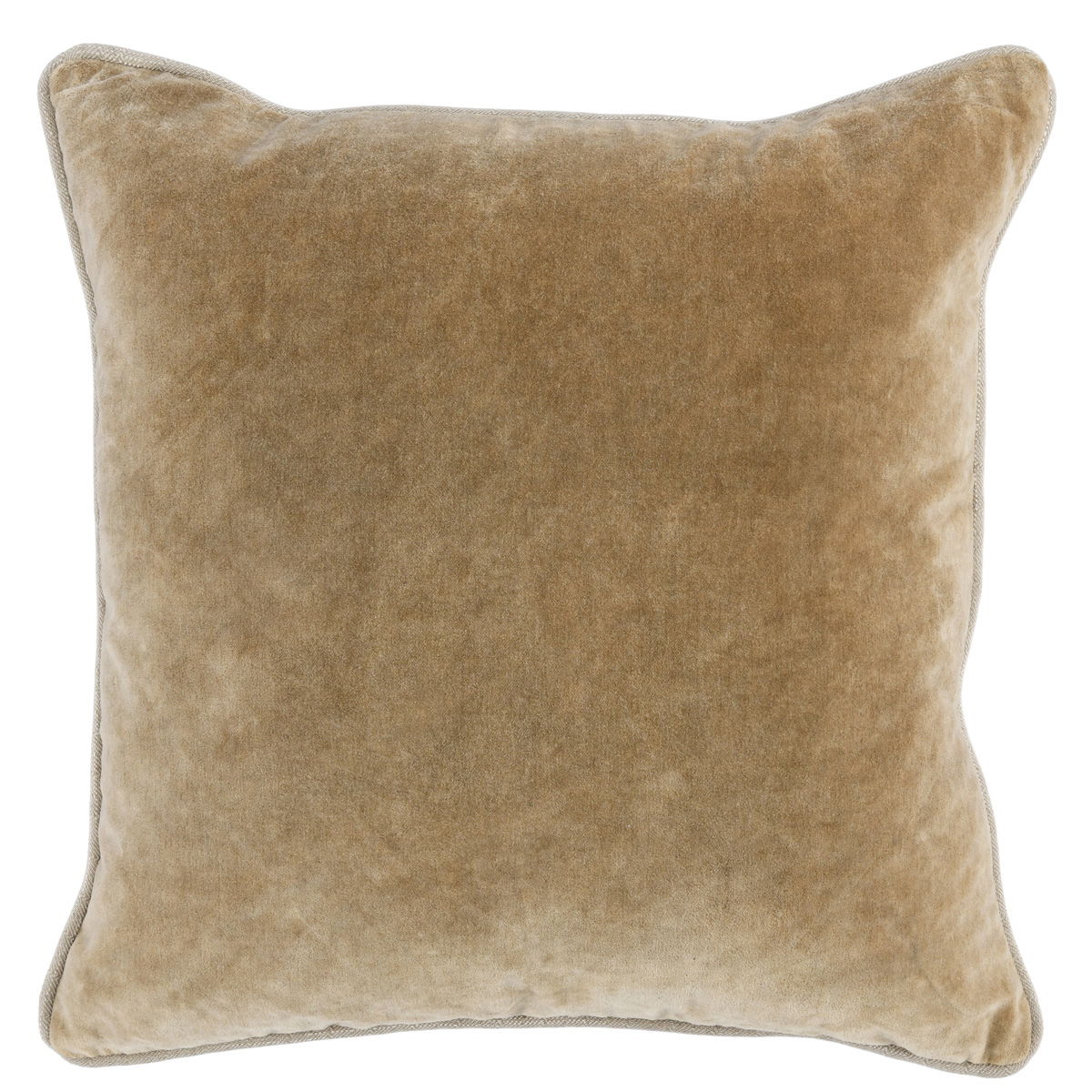 Heirloom Velvet - SLD Pillow - Wheat - Select Living Furniture - Accent Pillows - Villa - V200062 - Wheat -18" x 18" - Heirloom Velvet - SLD Pillow - Wheat -