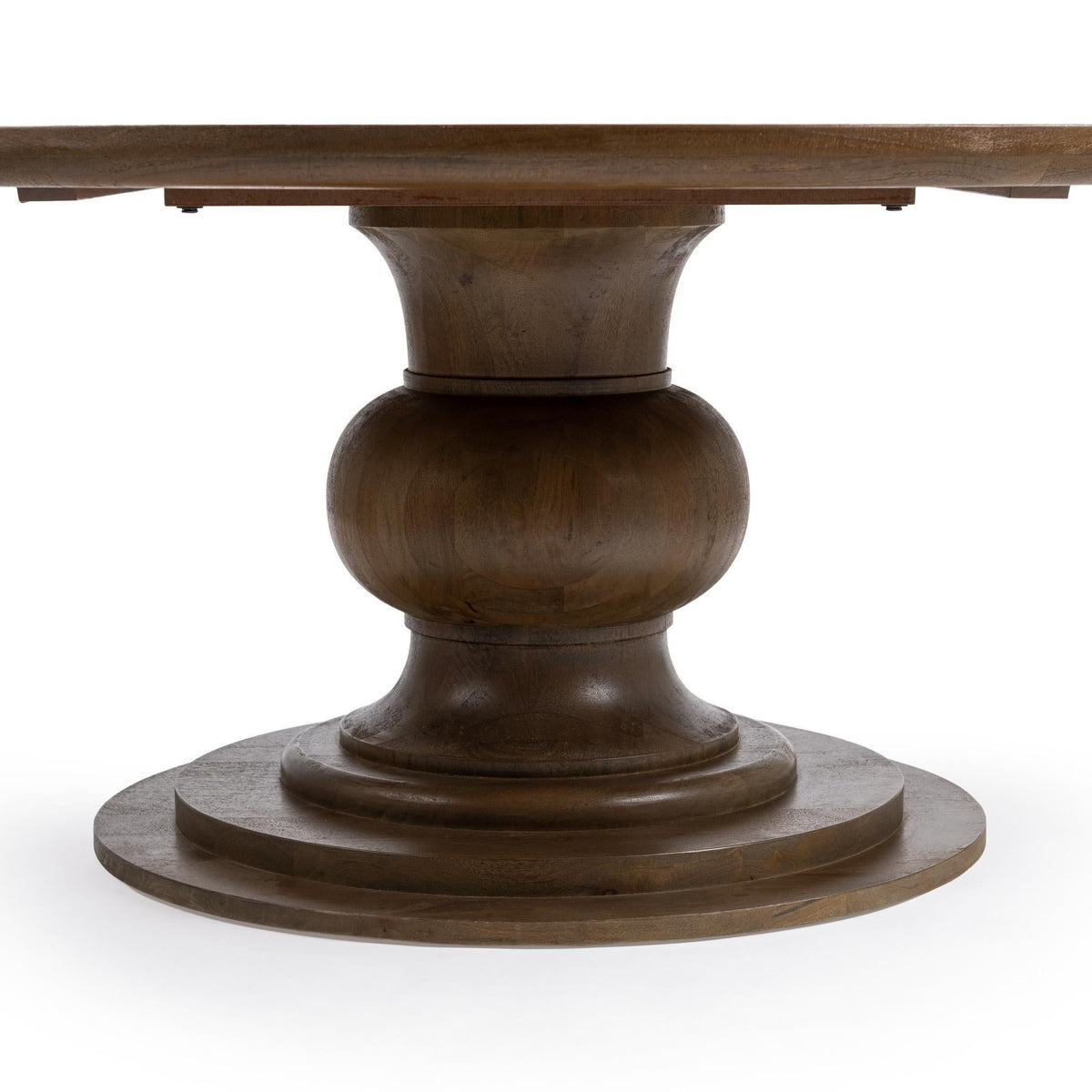 Hera - Round Dining Table - Select Living Furniture - Dining Tables - Classic Home - 51011920 - Pecan Brown -60"W x 60"D x 30"H - Hera - Round Dining Table -