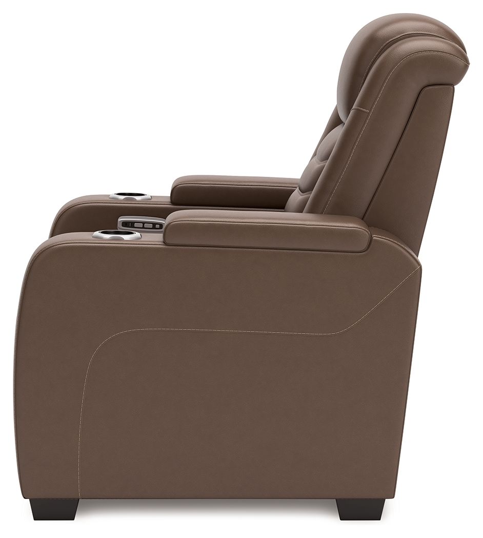 High Impact - Power Recliner / Adj Headrest - Tobacco - Select Living Furniture - Reclining Chairs - Signature Design by Ashley® - U1060113 - High Impact - Power Recliner / Adj Headrest - Tobacco -
