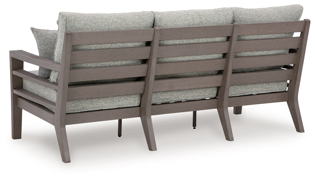 Hillside Barn - Sofa With Cushion - Gray / Brown - Select Living Furniture - Sofas - Signature Design by Ashley® - P564-838 - Hillside Barn - Sofa With Cushion - Gray / Brown -