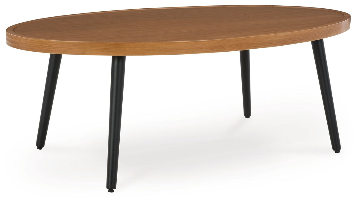 Horizon Hall - Cocktail Table - Two-tone Brown - Select Living Furniture - Coffee Tables - Signature Design by Ashley® - P572-701 - Horizon Hall - Cocktail Table - Two-tone Brown -