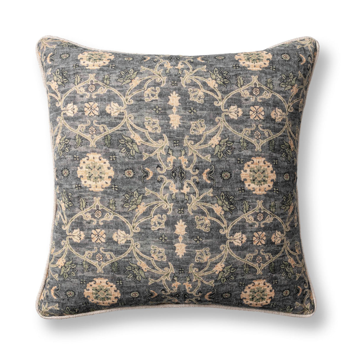 Ira - 22" x 22" Accent Pillow - Blue Sea Multi - Select Living Furniture - Accent Pillows - Villa - V330050 - Ira - 22" x 22" Accent Pillow - Blue Sea Multi -