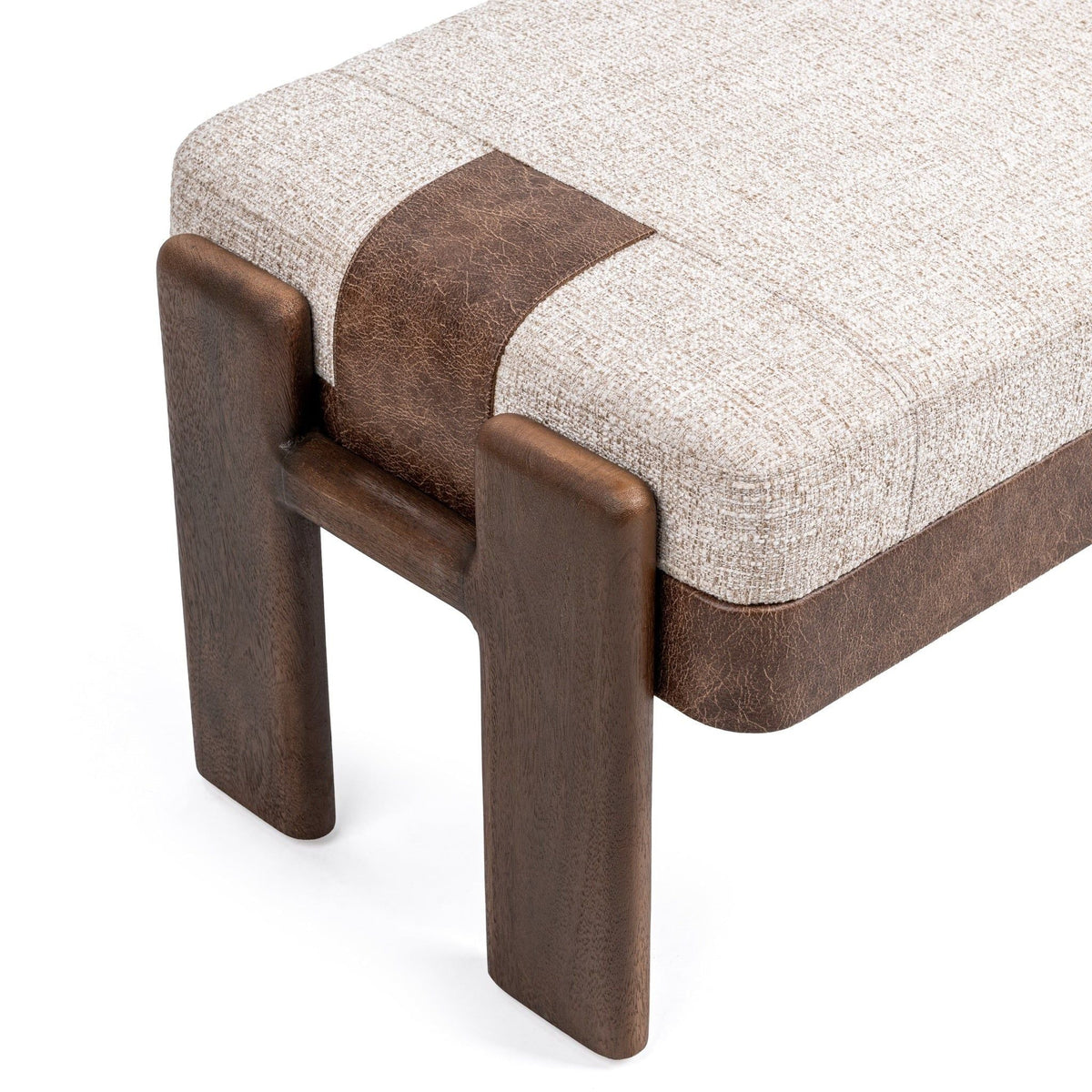 Kava - Accent Bench - Cocoa Latte - Select Living Furniture - Upholstered Benches - Classic Home - 53002146 - Kava - Accent Bench - Cocoa Latte -