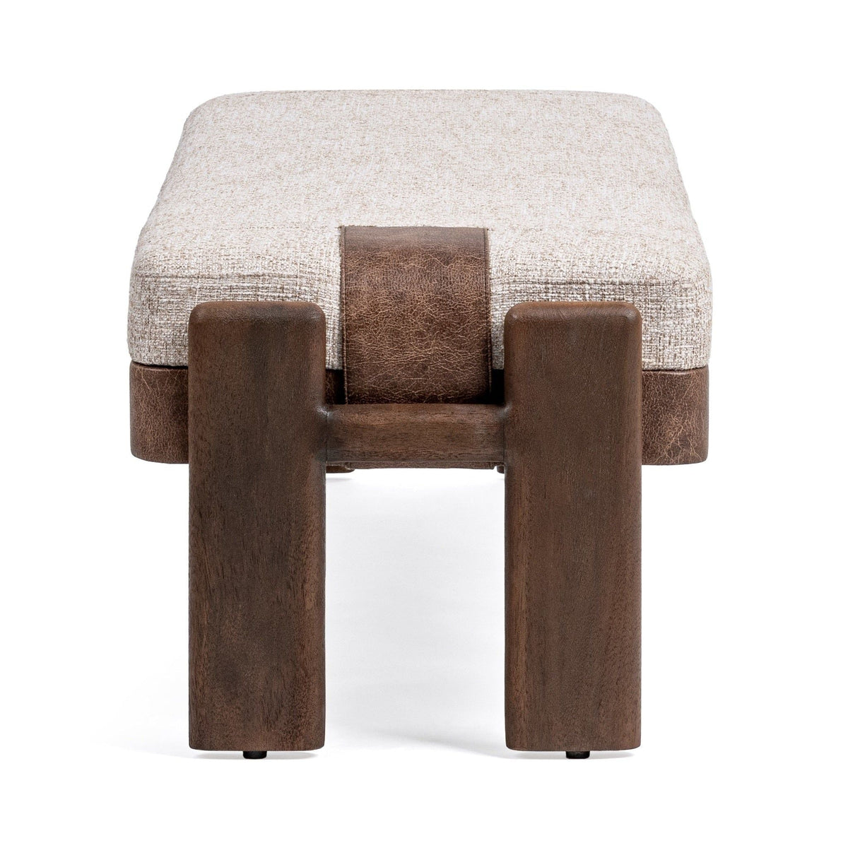 Kava - Accent Bench - Cocoa Latte - Select Living Furniture - Upholstered Benches - Classic Home - 53002146 - Kava - Accent Bench - Cocoa Latte -