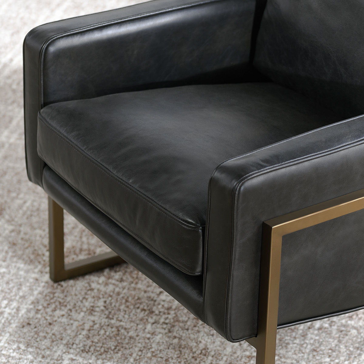 Ken - Club Chair - Black - Select Living Furniture - Club Chairs - Classic Home - 53003996 - Ken - Club Chair - Black -